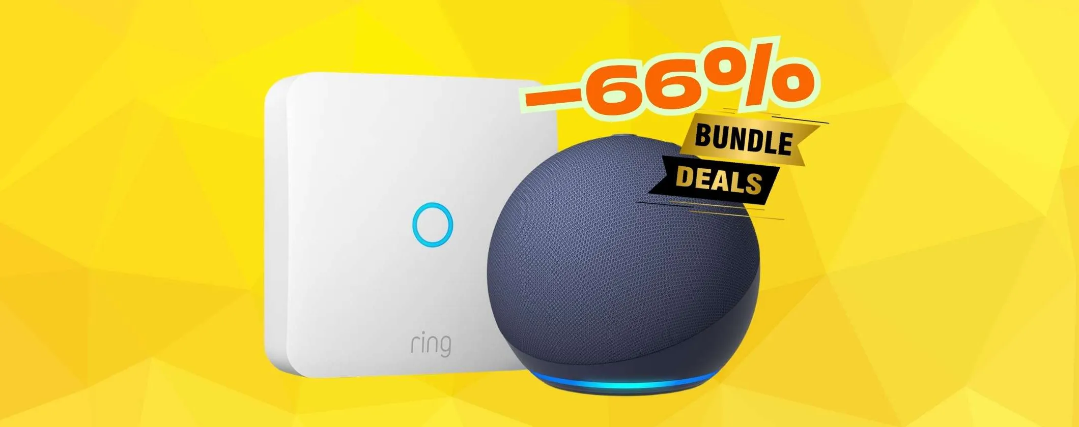 Domotica in un attimo con Echo Dot e Ring Intercom: bundle scontato al 66%