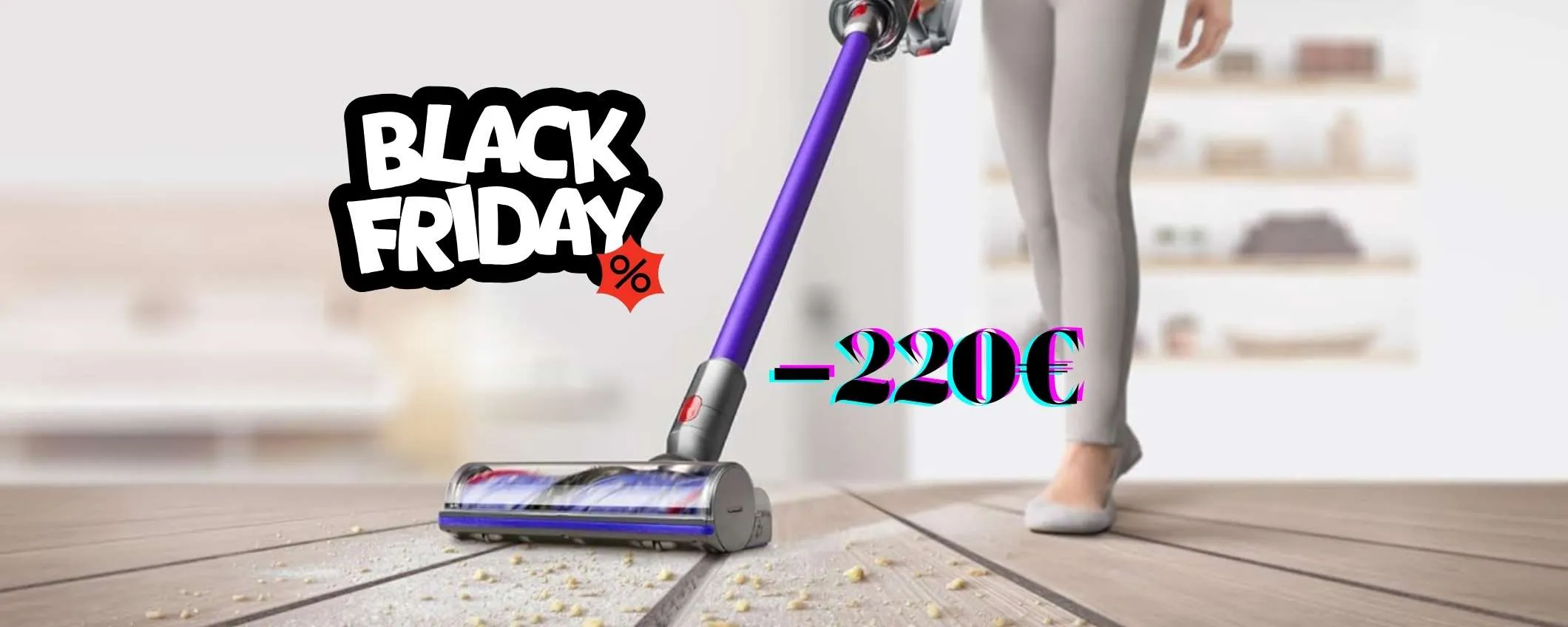 Dyson V11 Advanced 200AW di potenza e batteria da 60min: è una bomba