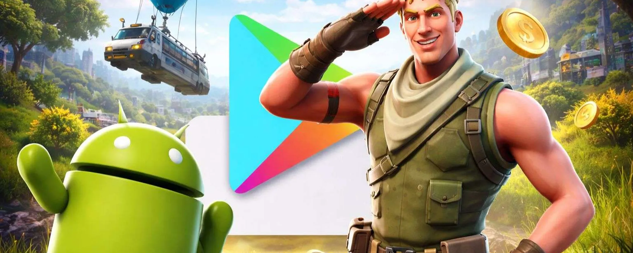 Android cambia tutto: Fortnite torna sul Play Store e Google taglia le commissioni