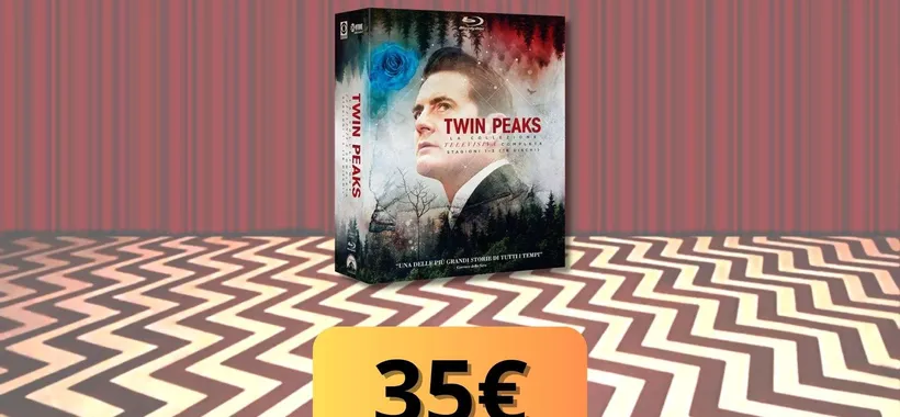 Celebra il genio immortale di David Lynch con il cofanetto completo di Twin Peaks (35€)