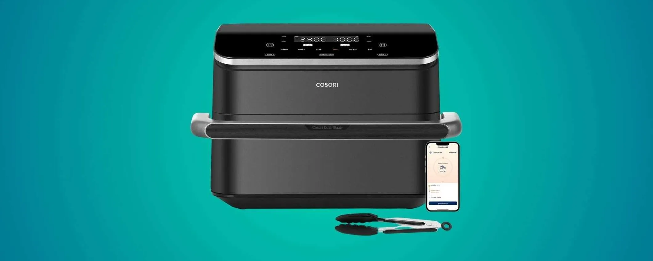 Cosori Dual Blaze TwinFry 10L: la friggitrice ad aria smart a soli189,99€ (-30%)