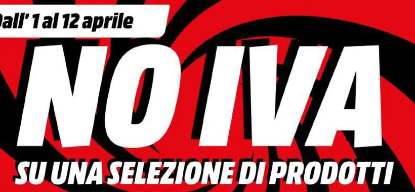 Volantino MediaWorld, torna l'incredibile promo NO IVA su decine di articoli