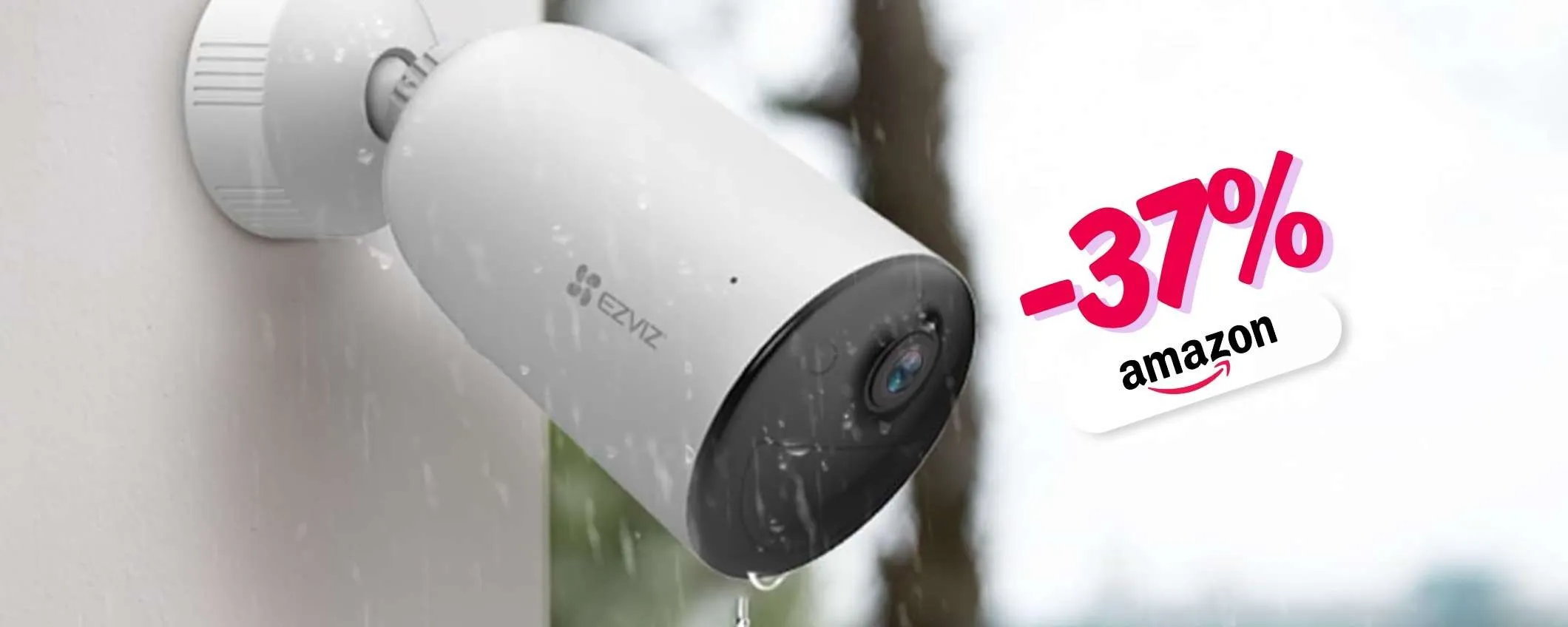 Telecamera WiFi da esterno? Questa è senza fili, 2K e con ZERO spese