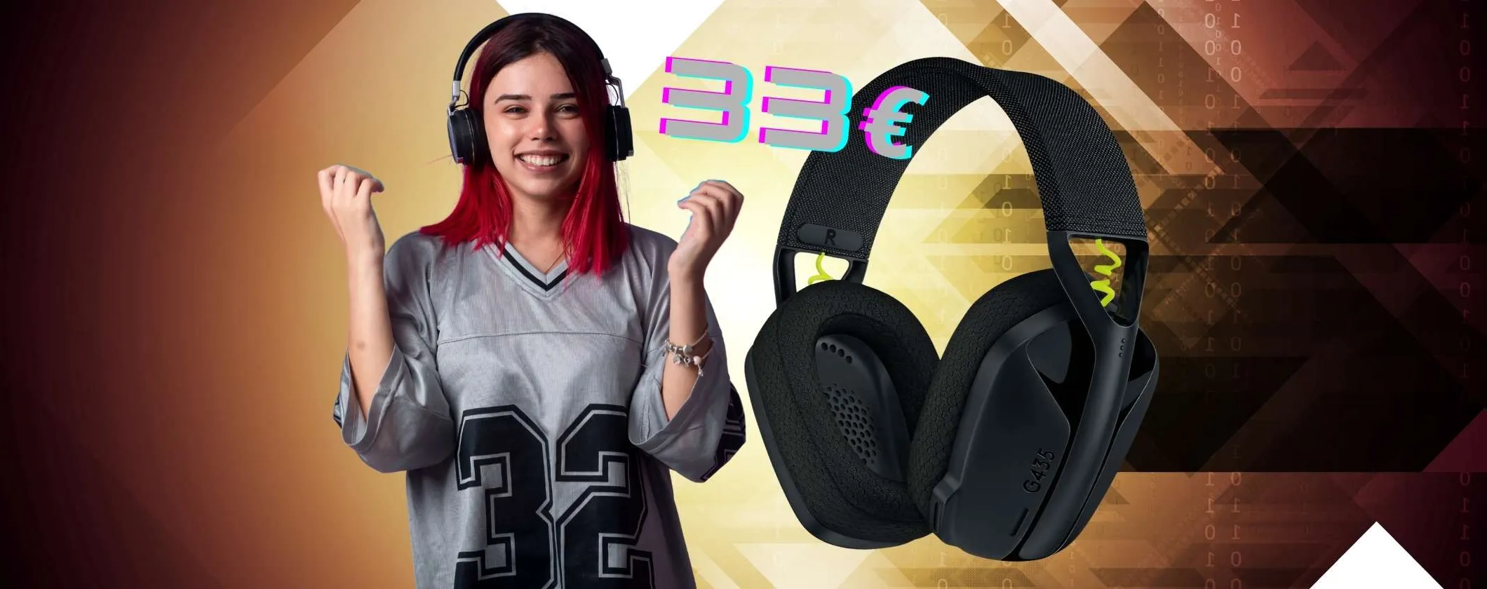 Logitech G435 LIGHTSPEED: le cuffie da gaming wireless con il miglior prezzo
