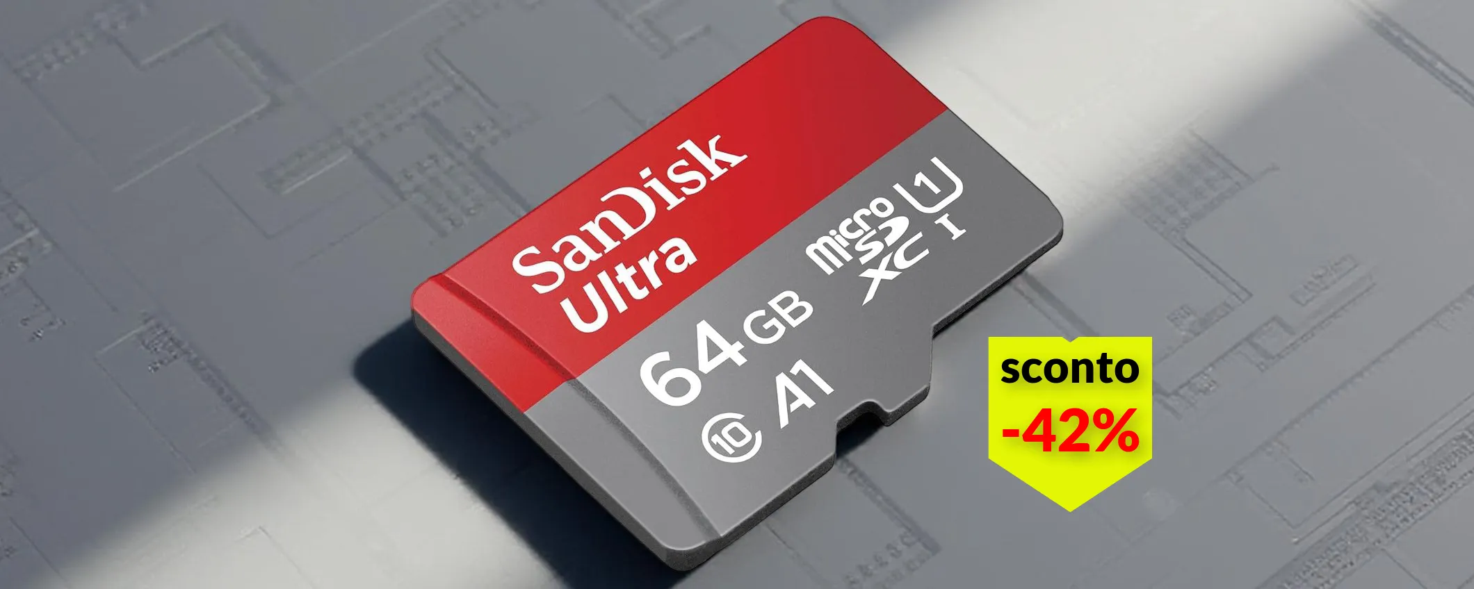MicroSD SanDisk 64GB: la porti a casa con appena 10€, ultime scorte