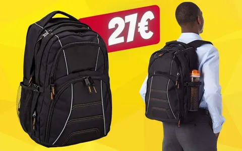 Zaino top con scomparti