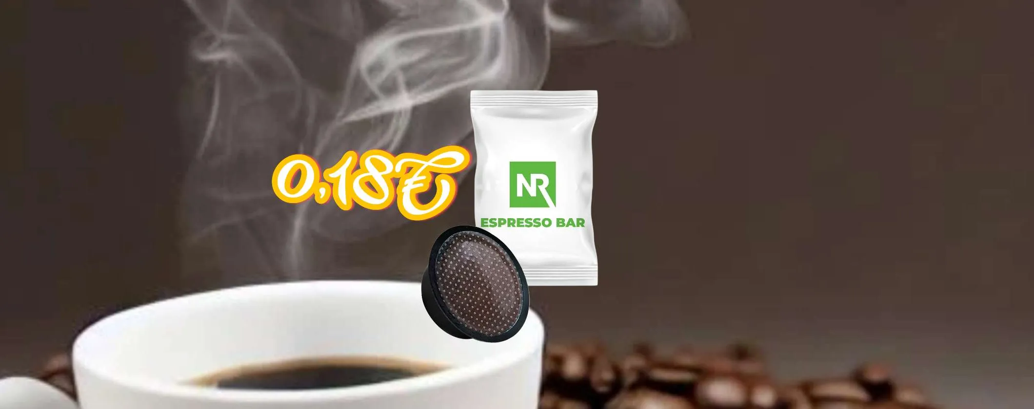 Capsule Caffè Espresso Bar compatibili Lavazza A Modo Mio in promo a 0,18€