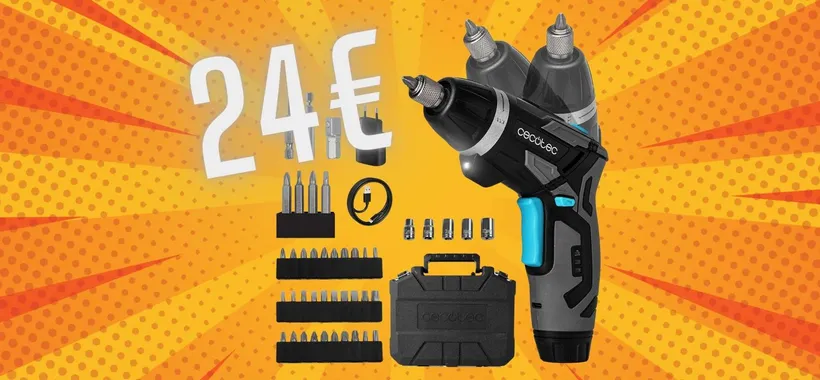Avvitatore a batteria 2 in 1 con valigetta e accessori a soli 24€ su Amazon