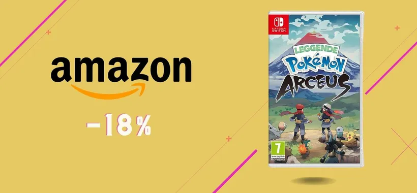 Leggende Pokémon Arceus è già in OFFERTA su Amazon (-18%)