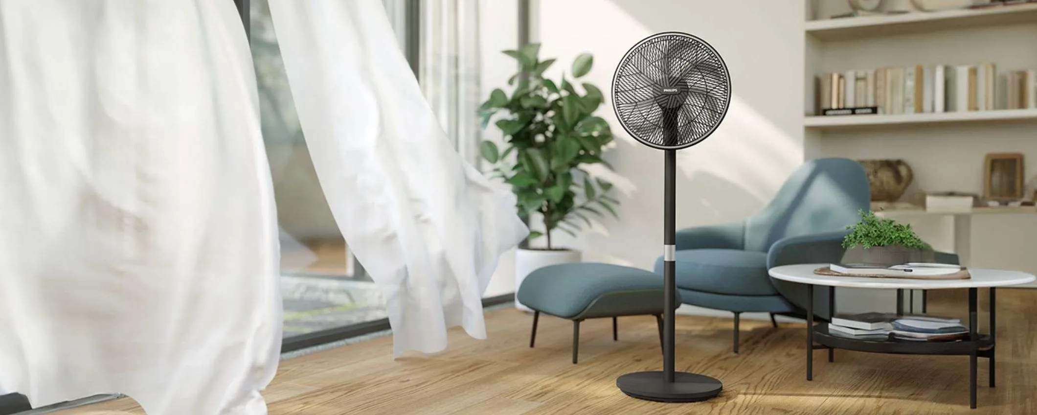 Smart, silenzioso e in sconto: il ventilatore Philips che arreda e rinfresca DAVVERO