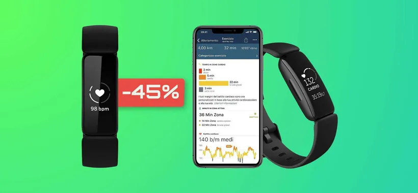 Fitbit Inspire 2 è un REGALO di Natale PERFETTO: bastano appena 54€