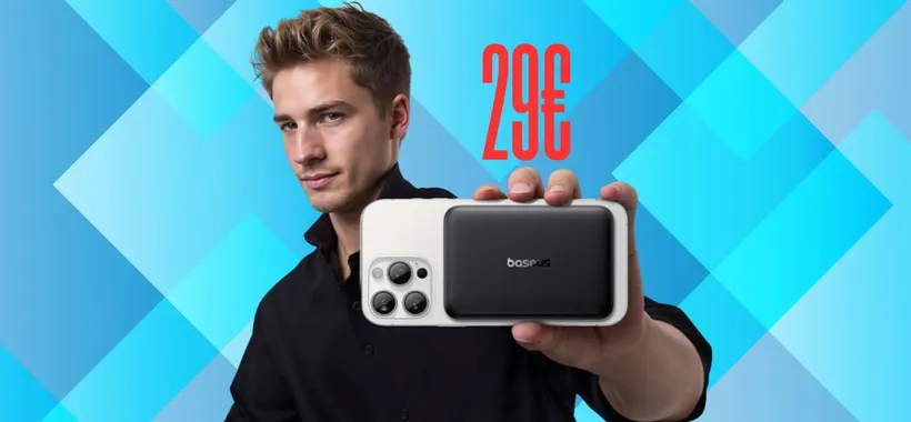 Ricarica wireless dove vuoi con il Power Bank Baseus da 10000mAh in doppio sconto