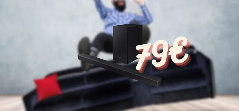 Samsung Soundbar 150W con subwoofer a 79€: regalo Unieuro