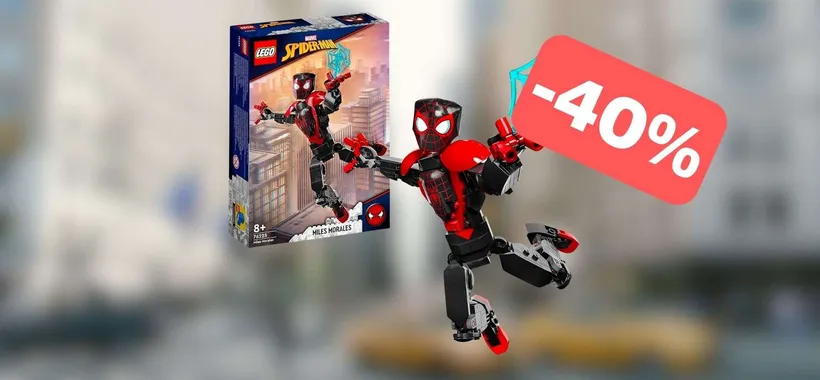 Set LEGO Spider-Man Miles Morales: 40% di sconto in OFFERTA NATALIZIA