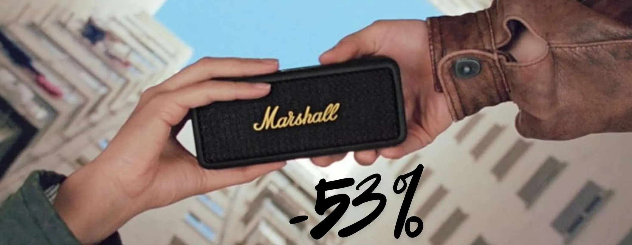 Marshall Emberton II: il mitico speaker Bluetooth dal suo inconfondibile al 53%