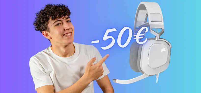 Corsair HS80: cuffie da gaming con microfono TOP a 50€ in MENO