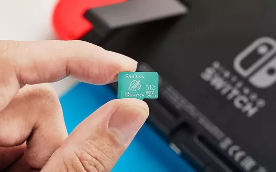 Scheda SanDisk da 512GB per Nintendo Switch: prezzo PICCOLO PICCOLO per tanta memoria in più