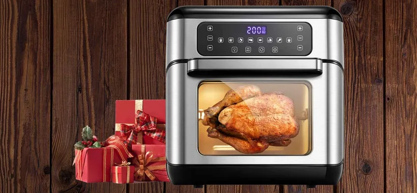 Friggitrice ad aria XXL ASSURDA: 10 litri, 8 programmi (99€)