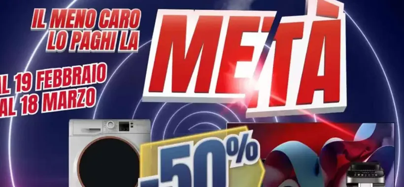 Volantino Trony, prendi due e il meno caro lo paghi la metà: torna l'attesa promo