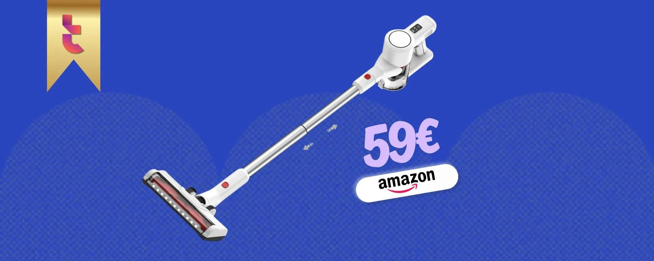 Errore di prezzo? Su Amazon questo aspirapolvere senza fili costa 59€