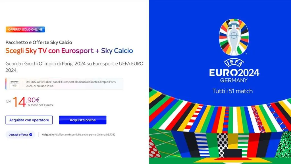 Offerta Euro 2024 Sky