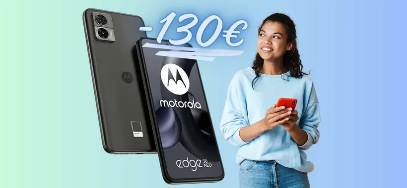 Motorola Moto Edge 30 Neo 5G da 256GB a 169€ con lo SCONTO del 43%