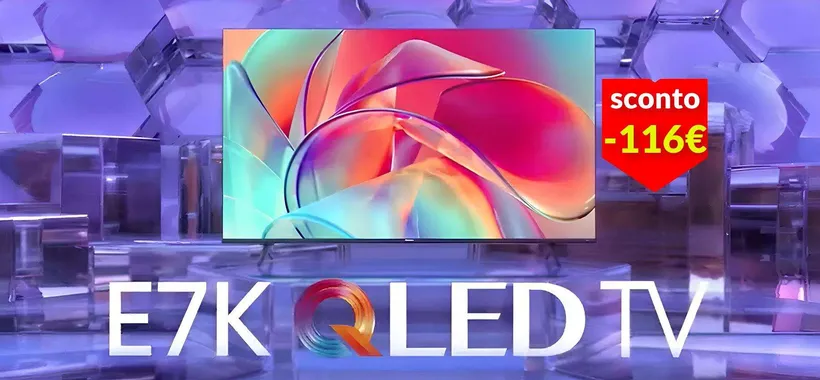 Smart TV 4K Hisense: 65 pollici di puro spettacolo, ora in offerta (-116€)