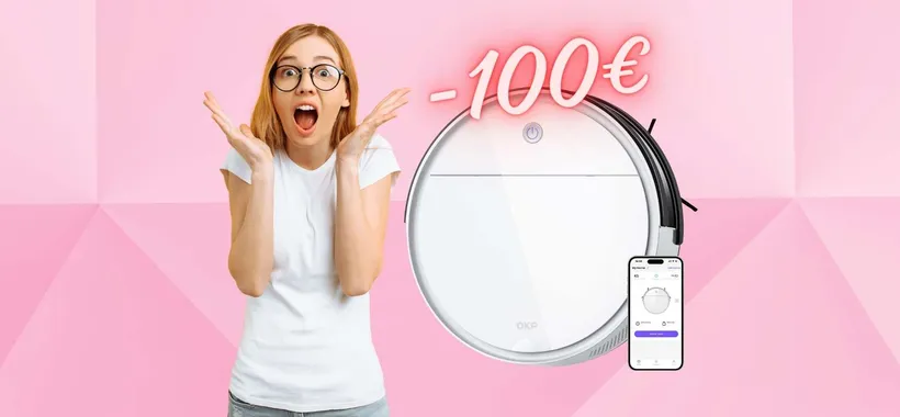 SCONTO di 100€ su questo Robot aspirapolvere POTENTISSIMO