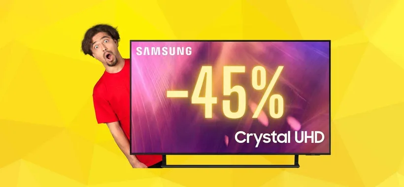 Samsung: Smart TV da 43 pollici Crystal UHD al 45% in MENO