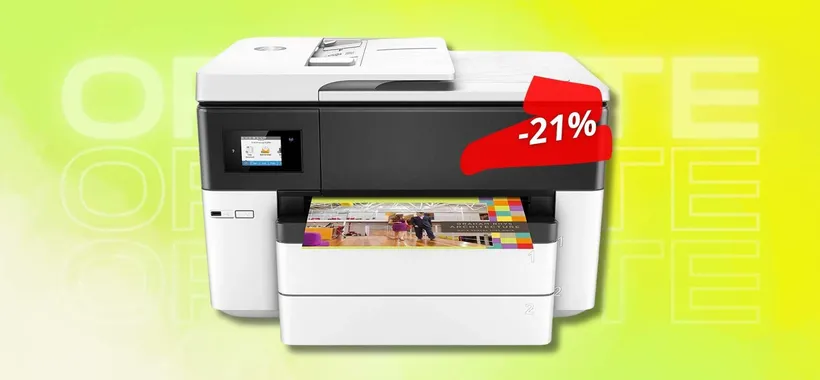 HP OfficeJet Pro, stampante multifunzione per formati fino A3 (-21%)