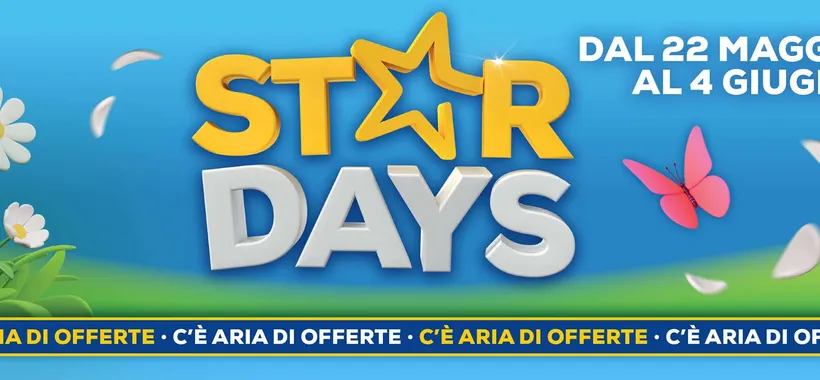 Volantino Euronics: tornano gli Star Days con sconti imperdibili per gli iscritti