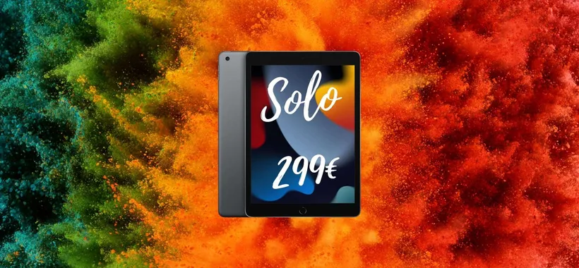 BOMBA MediaWorld: Apple iPad 9 a soli 299€