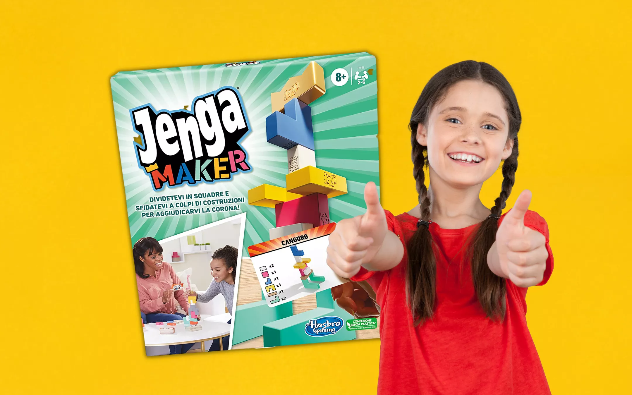 Jenga Maker - gioco in scatola Hasbro Gaming per famiglie e