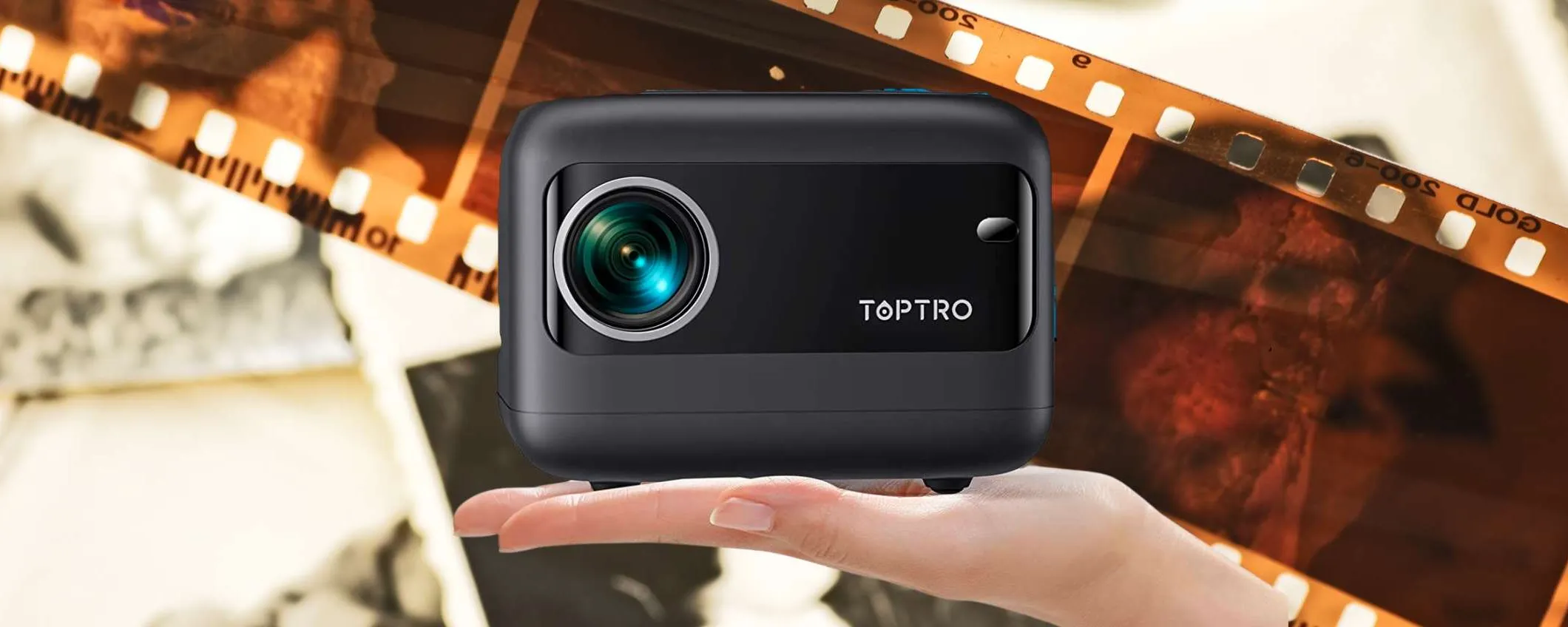 Più MINI di così SCOMPARE: proiettore portatile 1080p in offerta LAMPO
