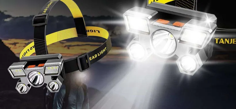 Questa lampada frontale è una BESTIA, luminosissima: a 11€ è da avere assolutamente