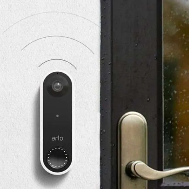 Silicone Skin Case Compatible With Video Doorbell (2 Gen) Cover With Sun Glare, UV & Weather Protection (Black-New - View #8