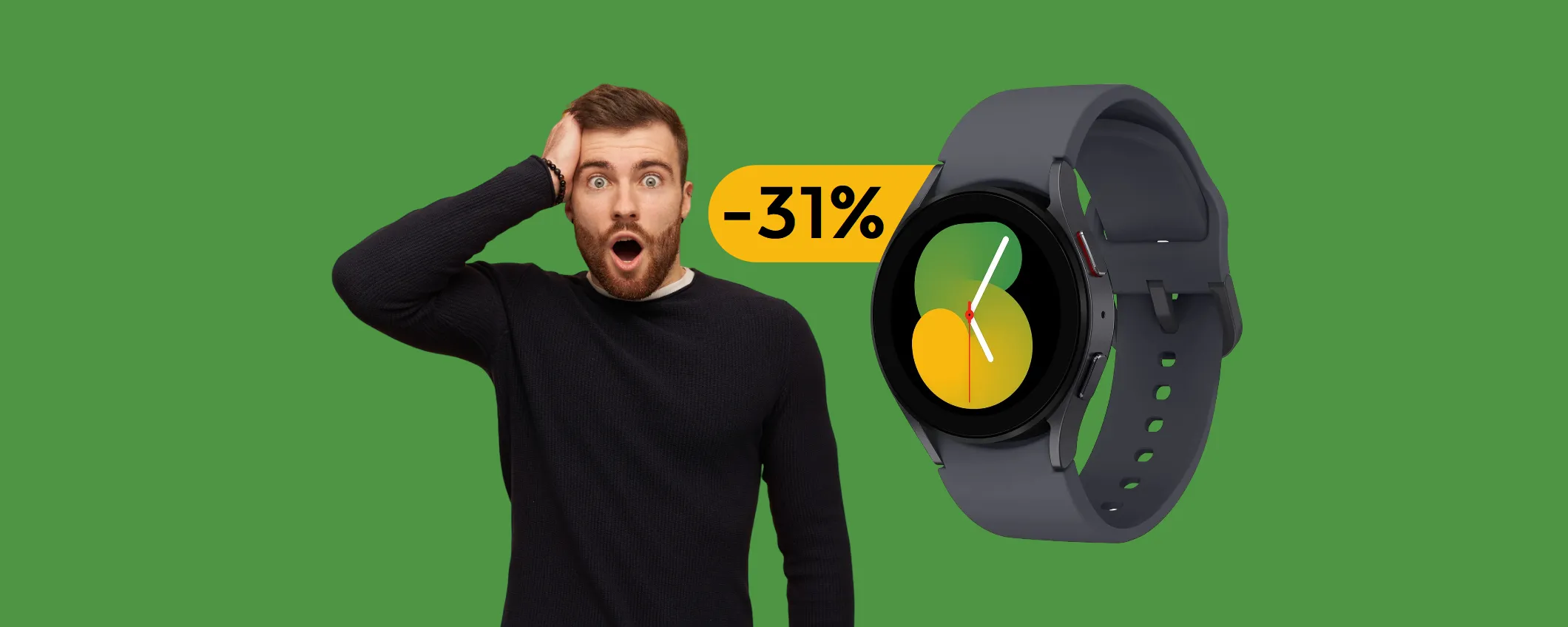 Samsung Galaxy Watch 5: torna il MAXI SCONTO su Amazon (-93€)