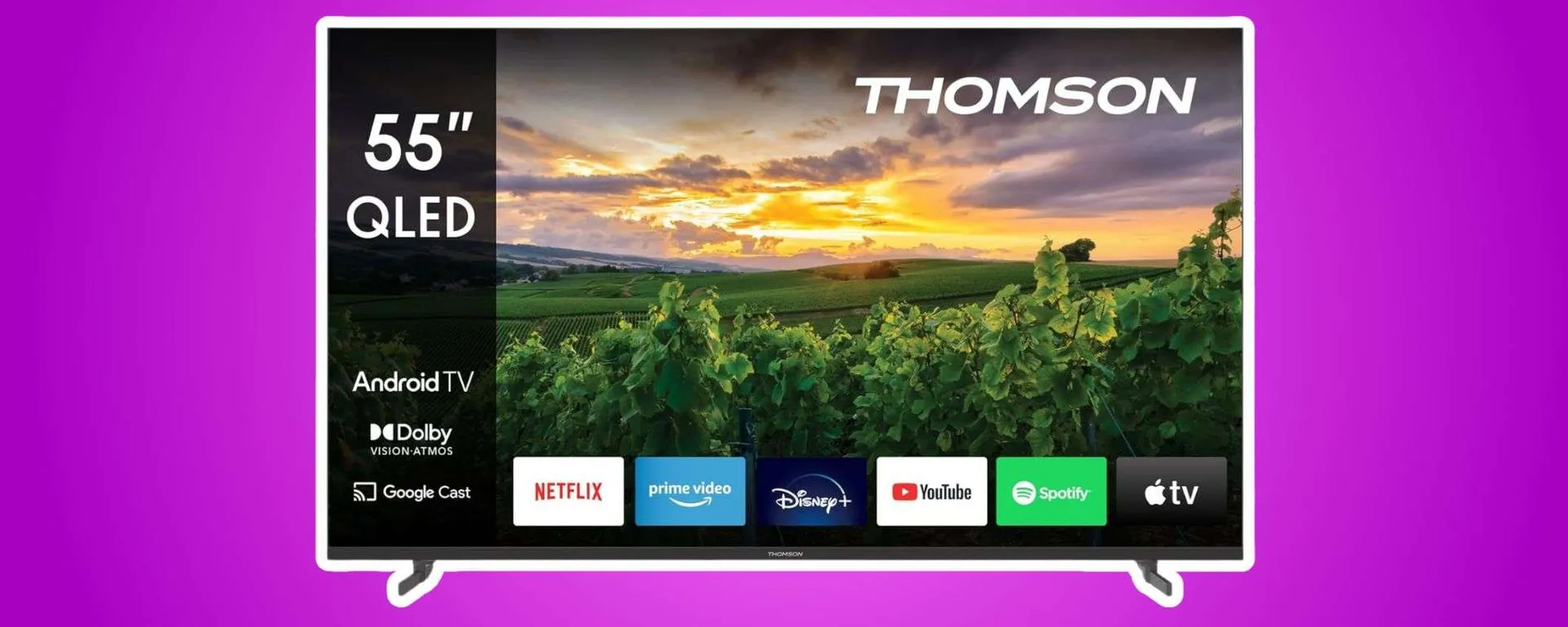 Smart TV QLED Thomson 55