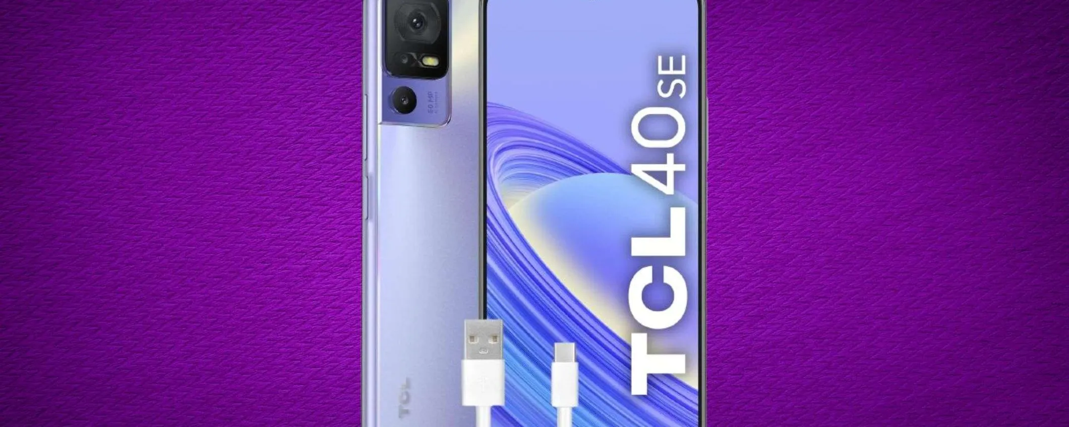 TCL 40SE in offerta a meno di 90€: un ottimo smartphone Android ultra-economico