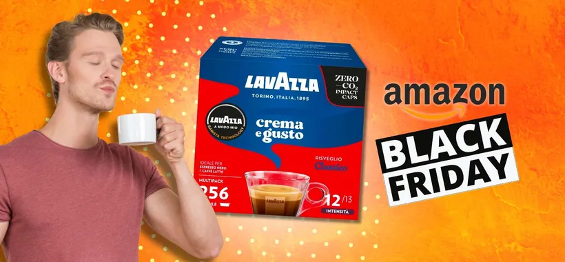 256 capsule Crema e Gusto, FUORITUTTO Lavazza per Black Friday