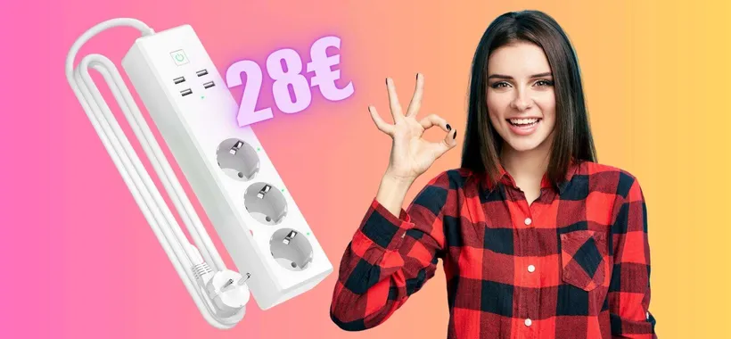 Multipresa smart compatibile con i comandi vocali a SOLI 28€
