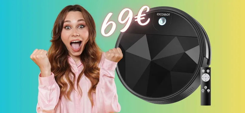 Robot aspirapolvere a PREZZO FUORI di TESTA: solo 69€ (limitatissimo)