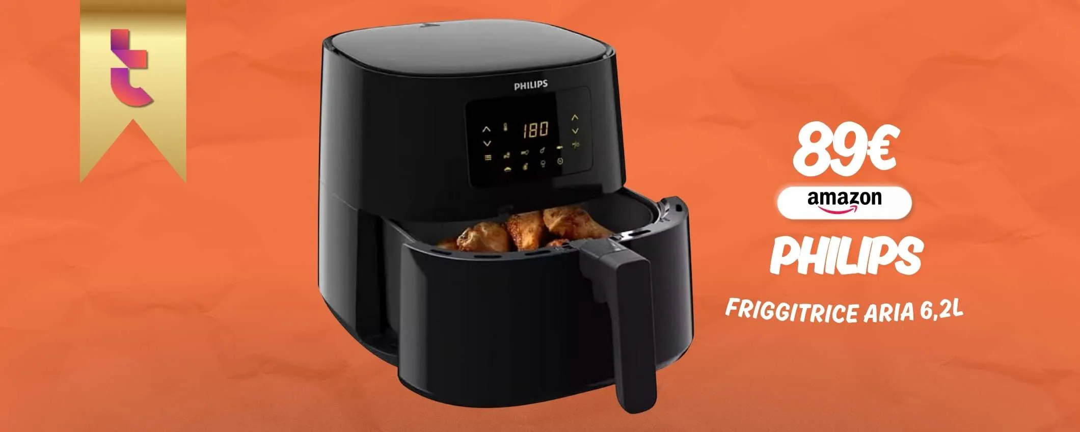 Philips Airfryer 6,2L è la REGINA della cucina, 14in1 a prezzo fritto