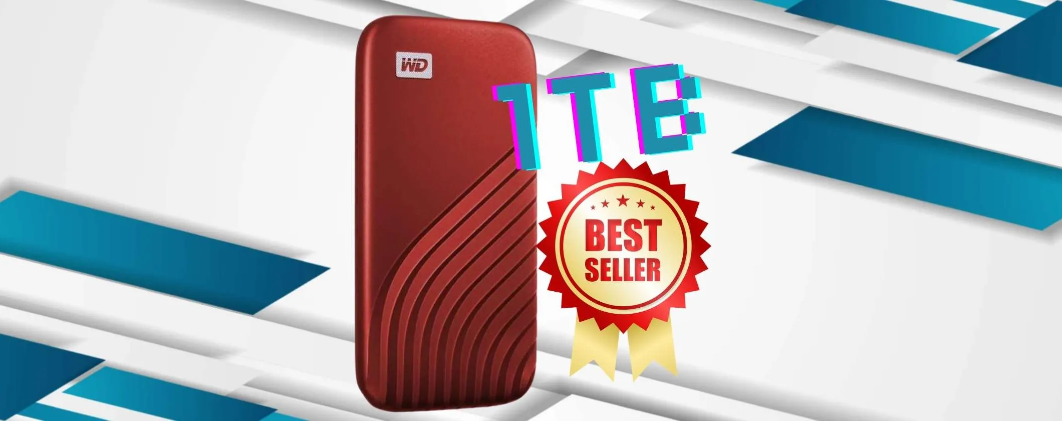 WD My Passport: SSD da 1 TB fino a 1050 MB/s oggi a un prezzo sconvolgente