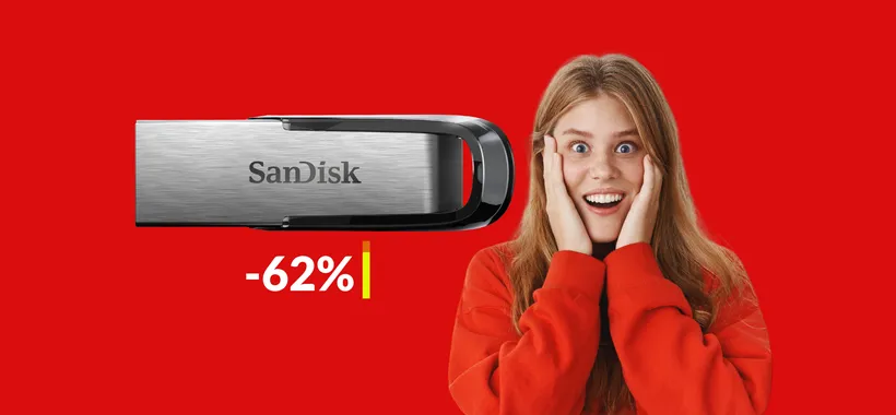 Chiavetta USB 64GB: difficile credere che oggi costi solamente 12€