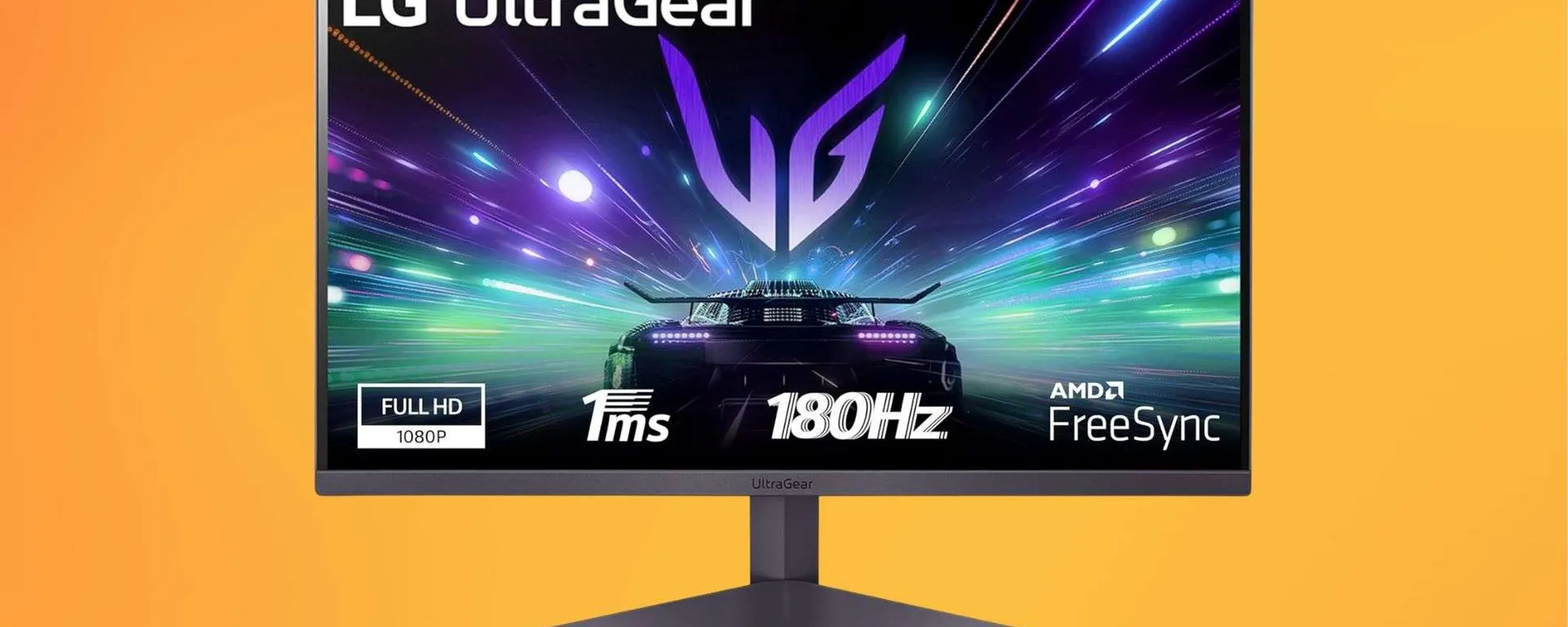 Gaming senza compromessi: monitor LG UltraGear con 180Hz e 1ms a 119,99€