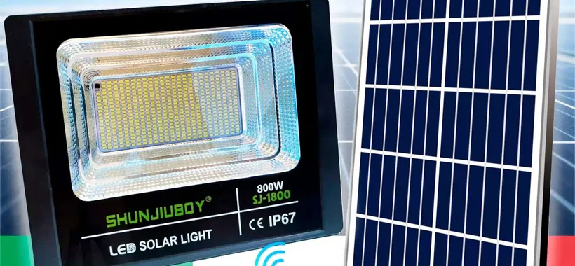 Faro solare da 800W a prezzo RIDICOLO: illumini spazi GIGANTI gratis (40€)