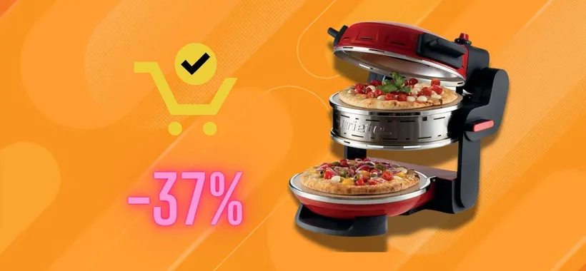 Pizze fatte in casa in 4 minuti: il forno elettrico dell'Ariete è in super offerta