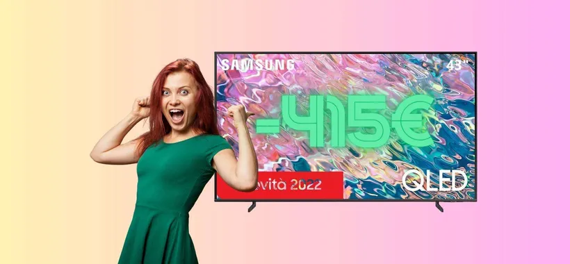 Samsung TV QLED 43": risparmia 415€ con eBay