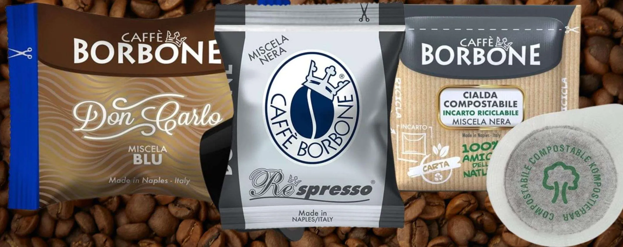 Borbone, cialde e capsule: BOMBE da Festa Offerte Prime (da 0,14€)